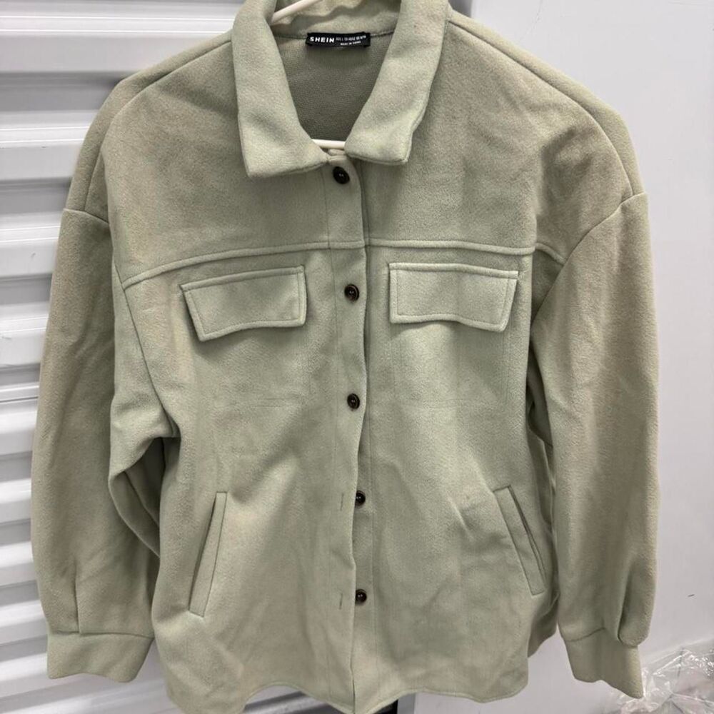 Shein Women's Green and Khaki Jacket